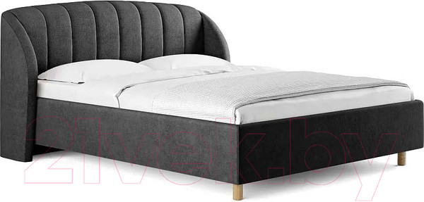 Изображение товара Каркас кровати Сонум Valencia 200x200 (микровелюр серый)