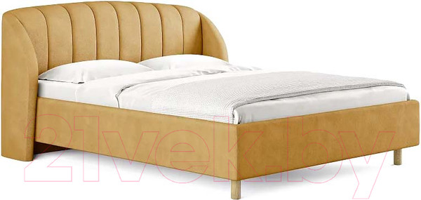Изображение товара Каркас кровати Сонум Valencia 200x200 (замша горчичный)