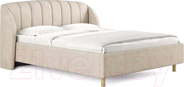 Изображение товара Каркас кровати Сонум Valencia 200x200 (замша кремовый)
