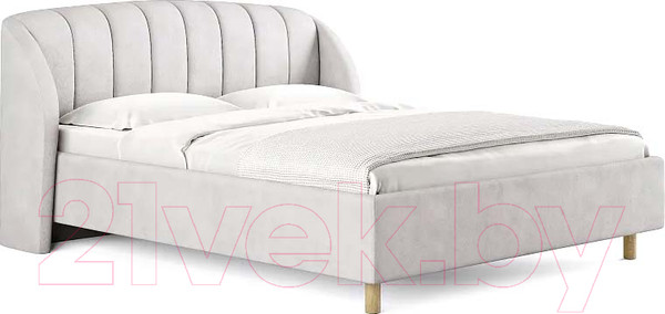 Изображение товара Каркас кровати Сонум Valencia 200x200 (замша пепельный)