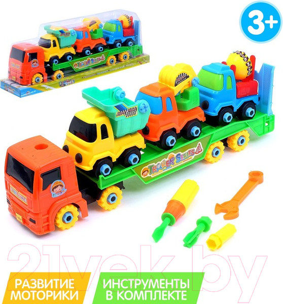 Изображение товара Игрушка-конструктор Sima-Land Автовоз / 4347176