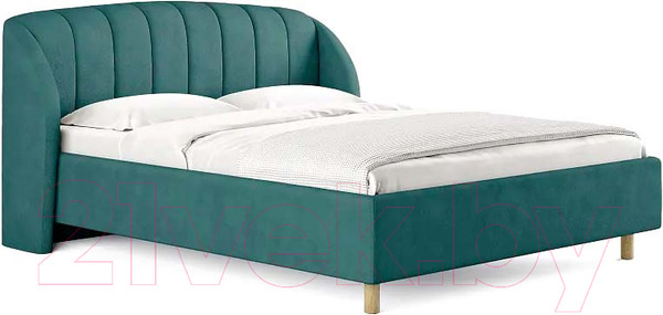 Изображение товара Каркас кровати Сонум Valencia 200x200 (замша изумрудный)