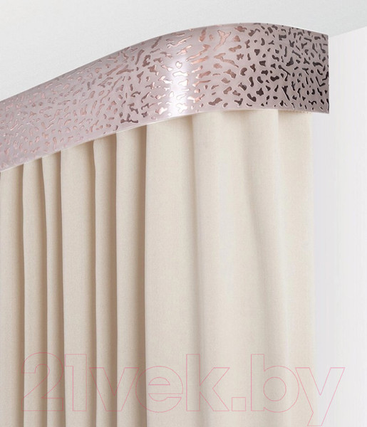 Изображение товара Карниз для штор LEGRAND Капелла 7см 3.6м 2р / 58114477 (медный трюфель)