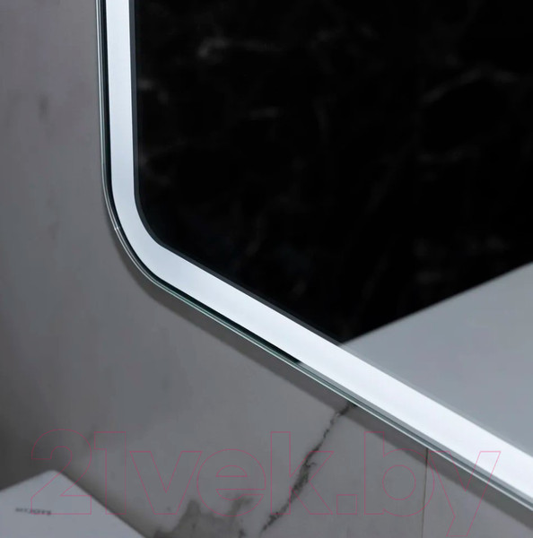 Изображение товара Зеркало Пекам Marta 1 100x80 / marta1-100x80B (с подсветкой, с бесконтактным сенсором)