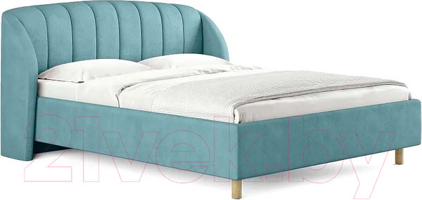Изображение товара Каркас кровати Сонум Valencia 200x200 (замша голубой)