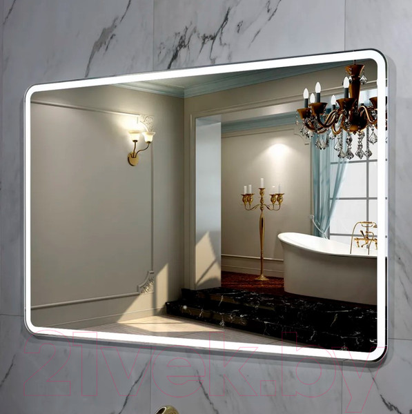 Изображение товара Зеркало Пекам Marta 1 120x80 / marta1-120x80B (с подсветкой, с бесконтактным сенсором)