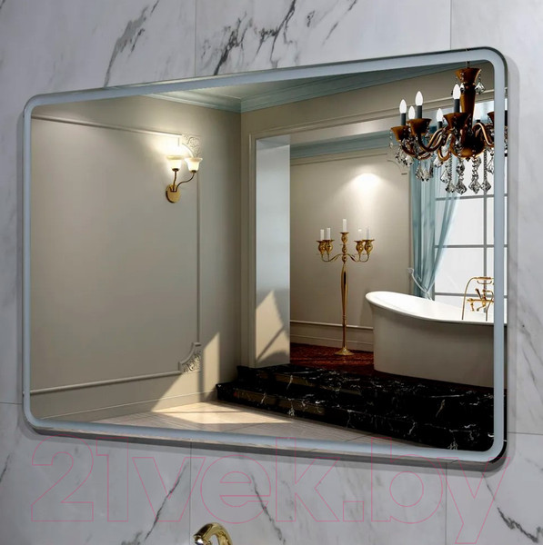 Изображение товара Зеркало Пекам Marta 1 140x80 / marta1-140x80B (с подсветкой, с бесконтактным сенсором)