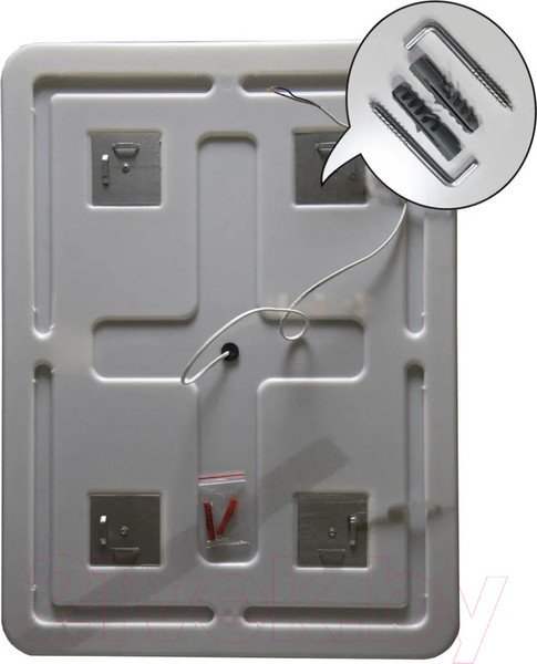 Изображение товара Зеркало Пекам Marta 1 140x80 / marta1-140x80B (с подсветкой, с бесконтактным сенсором)