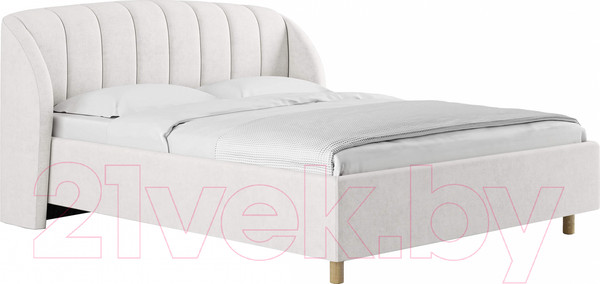 Изображение товара Каркас кровати Сонум Valencia 180x200 (микровелюр белый)