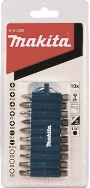 Изображение товара Профессиональная дрель-шуруповерт Makita DF0300X3 (с набором бит)