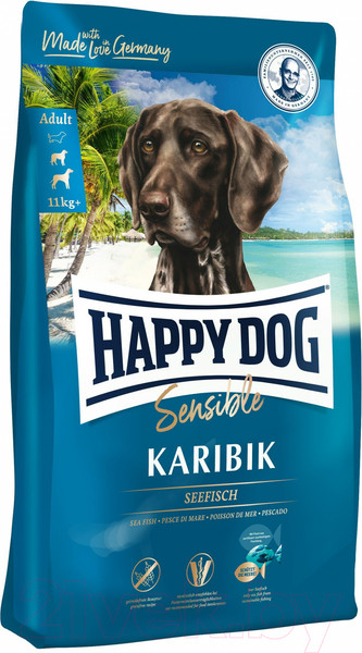 Изображение товара Сухой корм для собак Happy Dog Sensible Karibik / 60567 (11кг)