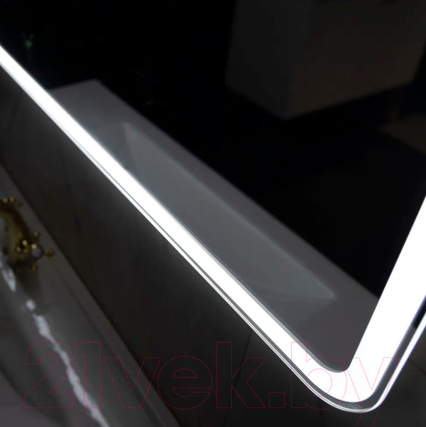 Изображение товара Зеркало Пекам Marta 1 110x80 / marta1-110x80sp (с подсветкой, с двойным сенсором, подогревом)