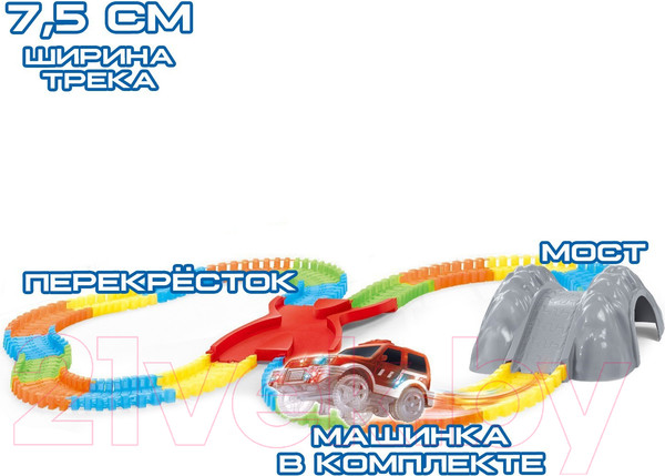 Изображение товара Автотрек гибкий Sima-Land Магический трек / 2948304