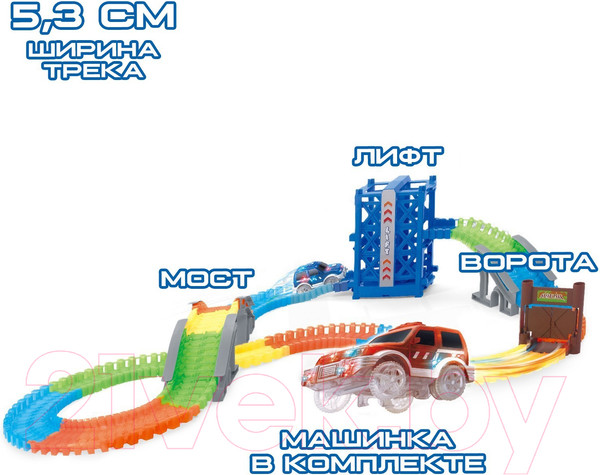 Изображение товара Автотрек гибкий Sima-Land Магический трек 2948307
