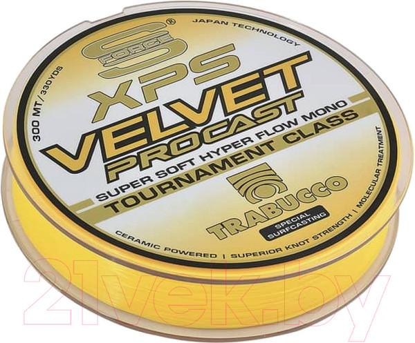 Изображение товара Леска монофильная Trabucco S-Force Xps Velvet Pro Cast 300м 0.25мм / 052-15-250