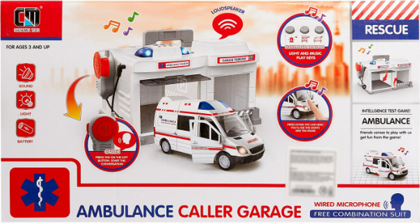 Изображение товара Паркинг игрушечный Sima-Land Скорая помощь / 4321441