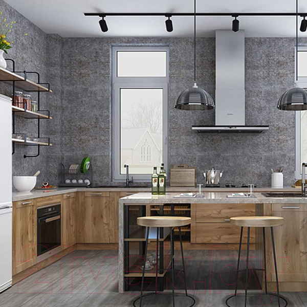 Изображение товара Комплект панелей ПВХ Lako Decor Самоклеящаяся 30x30 Вермонт / LKD-81020-1 (28шт)