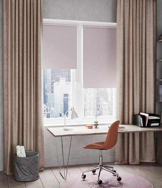 Изображение товара Рулонная штора LEGRAND Бостон 47x175 / 58104333 (пион)