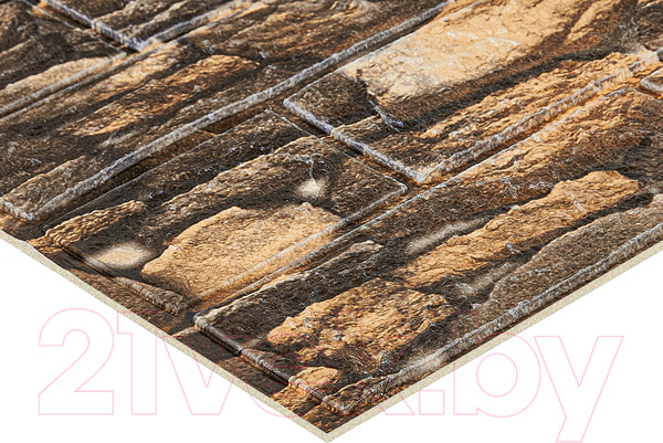 Изображение товара Панель ПВХ Lako Decor Самоклеящаяся 70x600(6мм) / LKD-16-05-FC16 (деревянная кладка)