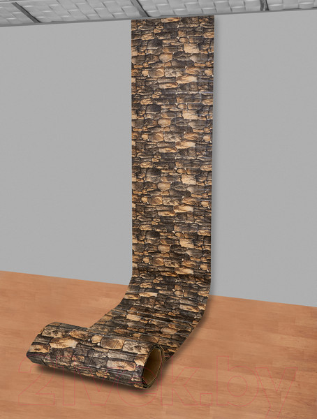 Изображение товара Панель ПВХ Lako Decor Самоклеящаяся 70x600(6мм) / LKD-16-05-FC16 (деревянная кладка)