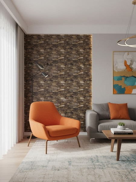 Изображение товара Панель ПВХ Lako Decor Самоклеящаяся 70x600(6мм) / LKD-16-05-FC16 (деревянная кладка)