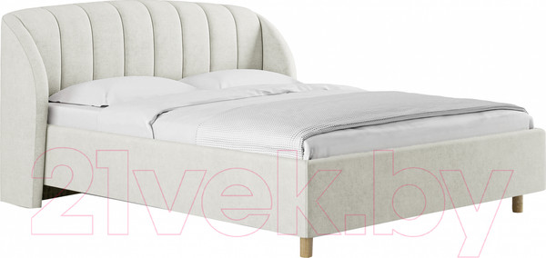 Изображение товара Каркас кровати Сонум Valencia 160x200 (микровелюр светло-серый)