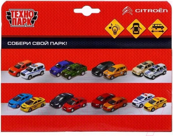 Изображение товара Автомобиль игрушечный Технопарк Citroen Jumper Полиция / JUMPER-14SLPOL-WH