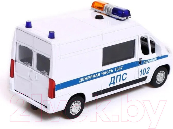 Изображение товара Автомобиль игрушечный Технопарк Citroen Jumper Полиция / JUMPER-14SLPOL-WH