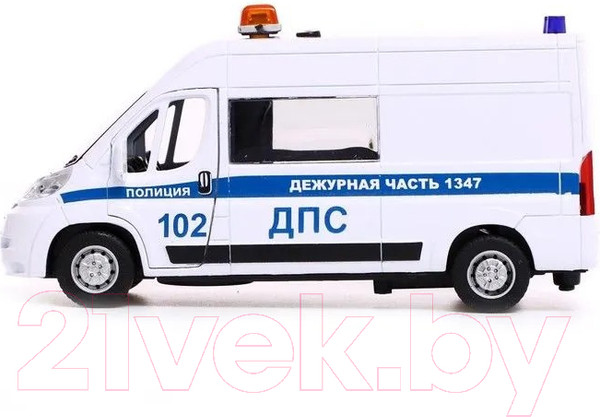 Изображение товара Автомобиль игрушечный Технопарк Citroen Jumper Полиция / JUMPER-14SLPOL-WH