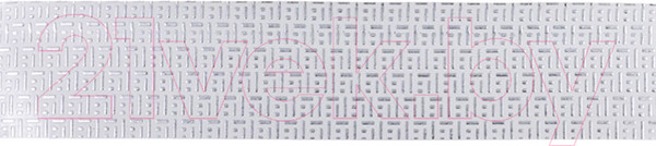 Изображение товара Карниз для штор LEGRAND Твил 7см 3.6м 2р / 58114581 (белый/серебро)