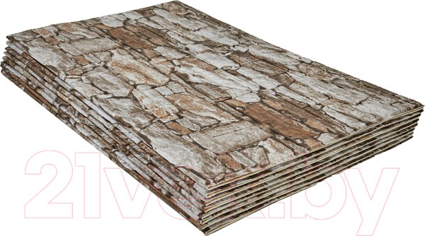 Изображение товара Панель ПВХ Lako Decor Самоклеящаяся 70x600(6мм) / LKD-16-05-FC82 (каменная кладка)