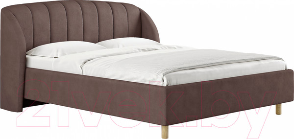 Изображение товара Каркас кровати Сонум Valencia 160x200 (замша какао)