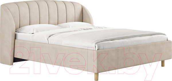 Изображение товара Каркас кровати Сонум Valencia 160x200 (замша кремовый)