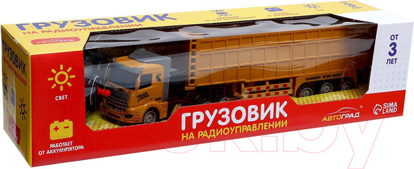 Изображение товара Радиоуправляемая игрушка Автоград Грузовик перевозчик / 7753088