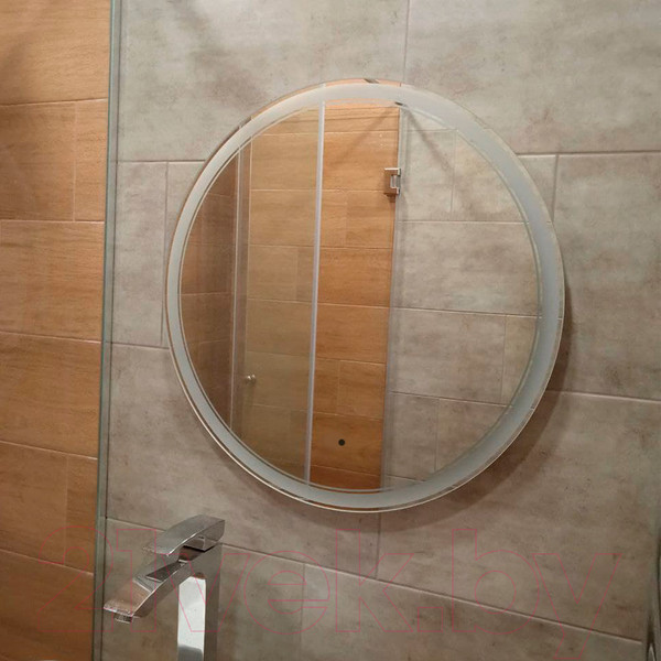 Изображение товара Зеркало Пекам Ring 2 70x70 / ring2-70x70B (с подсветкой и бесконтактным сенсором)