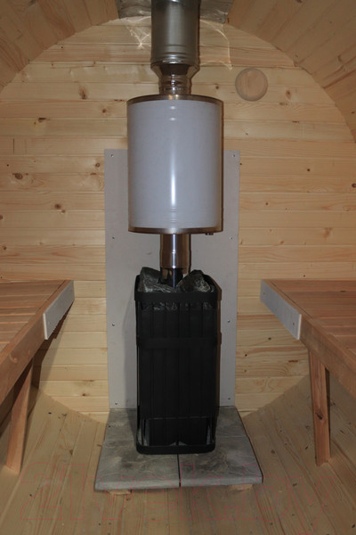 Изображение товара Баня-бочка КомфортПром 10331343 (2.5м)