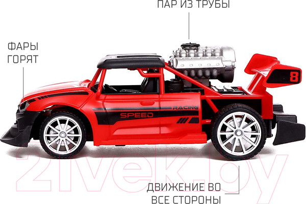 Изображение товара Радиоуправляемая игрушка Автоград Машина Smoke / 9061879 (красный)