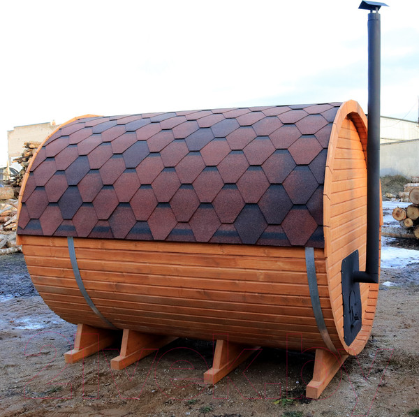 Изображение товара Баня-бочка КомфортПром 10331344 (2.5м)