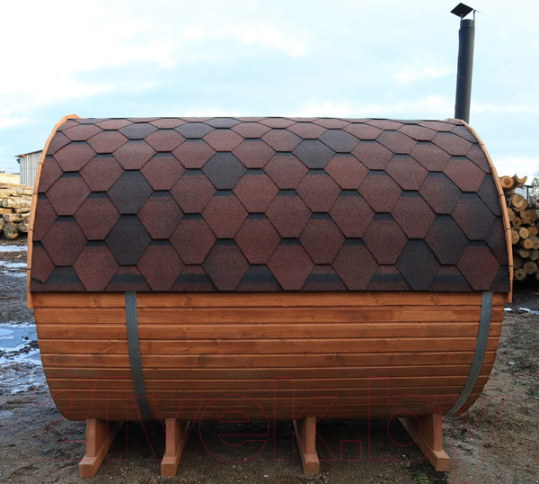 Изображение товара Баня-бочка КомфортПром 10331344 (2.5м)