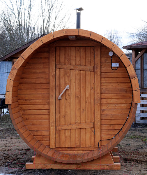 Изображение товара Баня-бочка КомфортПром 10331344 (2.5м)