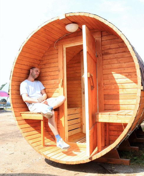 Изображение товара Баня-бочка КомфортПром 10331347 (3.5м)