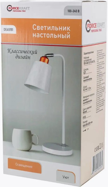 Изображение товара Настольная лампа ForceKraft FK-DEA5151 (54142)