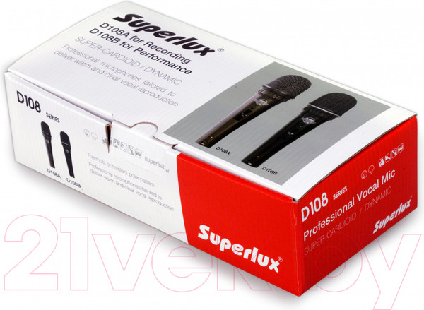 Изображение товара Микрофон SUPERLUX D108B