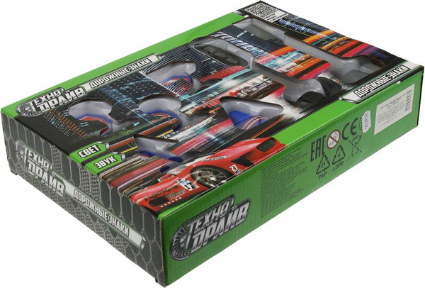 Изображение товара Игровой набор Технодрайв Дорожные знаки / 1809Z582-R