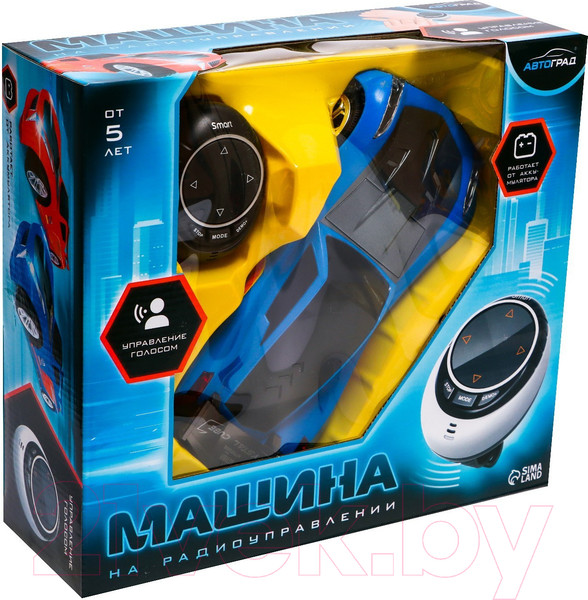 Изображение товара Радиоуправляемая игрушка Автоград Машина Voice / 7769824 (синий)