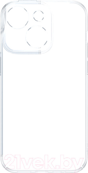 Изображение товара Чехол-накладка Baseus Crystal для iPhone 14 Plus / ARJB010002 (прозрачный, с защитным стеклом)