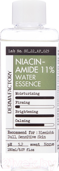 Изображение товара Эссенция для лица Derma Factory Niacin-Amide 11% Water Essence (150мл)