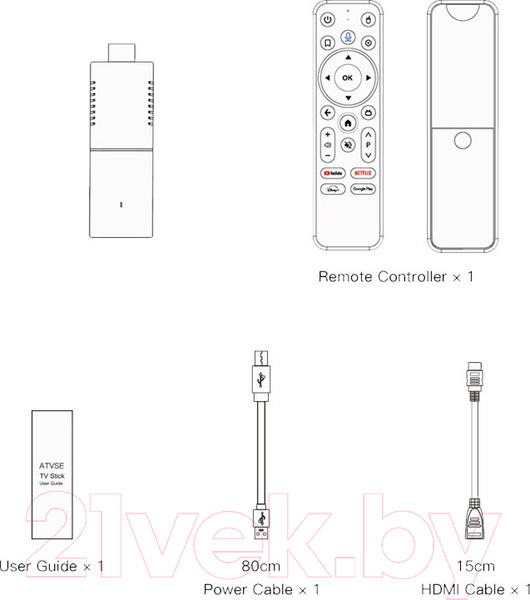 Изображение товара Смарт-приставка Miru N5 Nova Stick 2GB/16GB