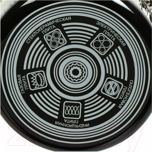 Изображение товара Набор кастрюль КМЗ Тропическая ночь-5-1 Элит (3шт, черный)