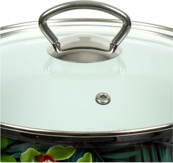 Изображение товара Набор кастрюль КМЗ Тропическая ночь-5-1 Элит (3шт, черный)